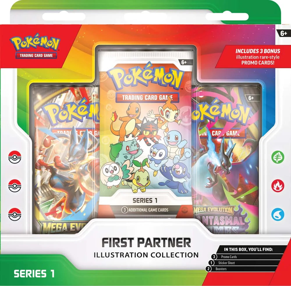 Pokemon TCG: First Partner- Illustration Collection- Series 1