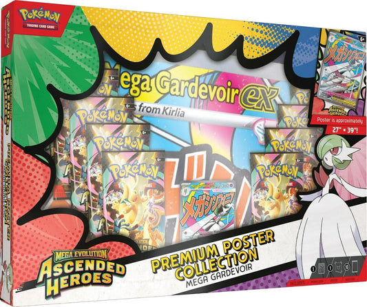 Pokemon TCG: Mega Evolution- Ascended Heroes Premium Poster Collection- Mega Gardevoir