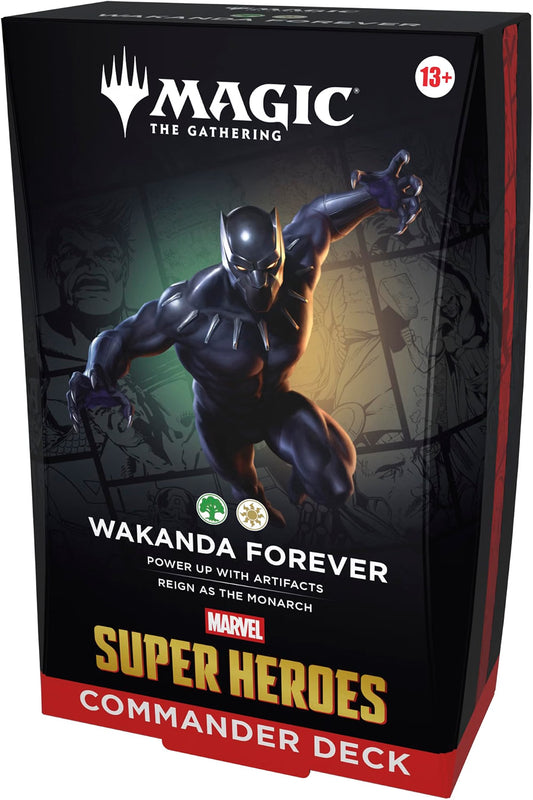 Magic: The Gathering: Marvel Super Heroes Commander Deck- Wakanda Forever
