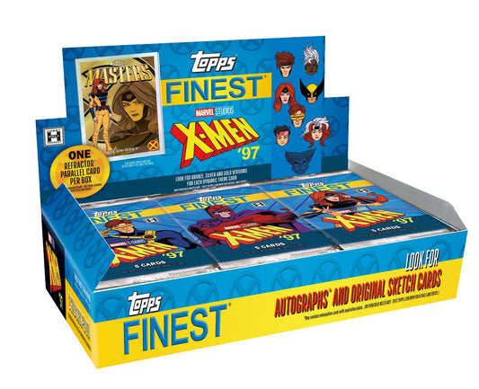 2025 TOPPS FINEST X-MEN '97 HOBBY BOX