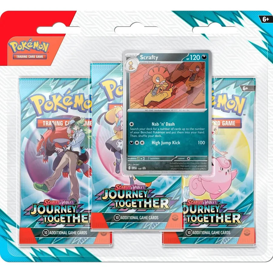 Pokemon TCG: 3 Pack Blister- Journey together