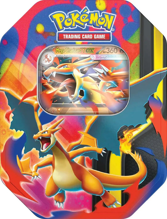 Pokemon TCG: Mega Charizard ex tins (X or Y variants chosen at random)