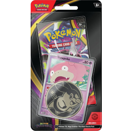 Pokemon TCG: Mega Evolution- Pitch Black Checklane Blister Pack & Promo Slowpoke