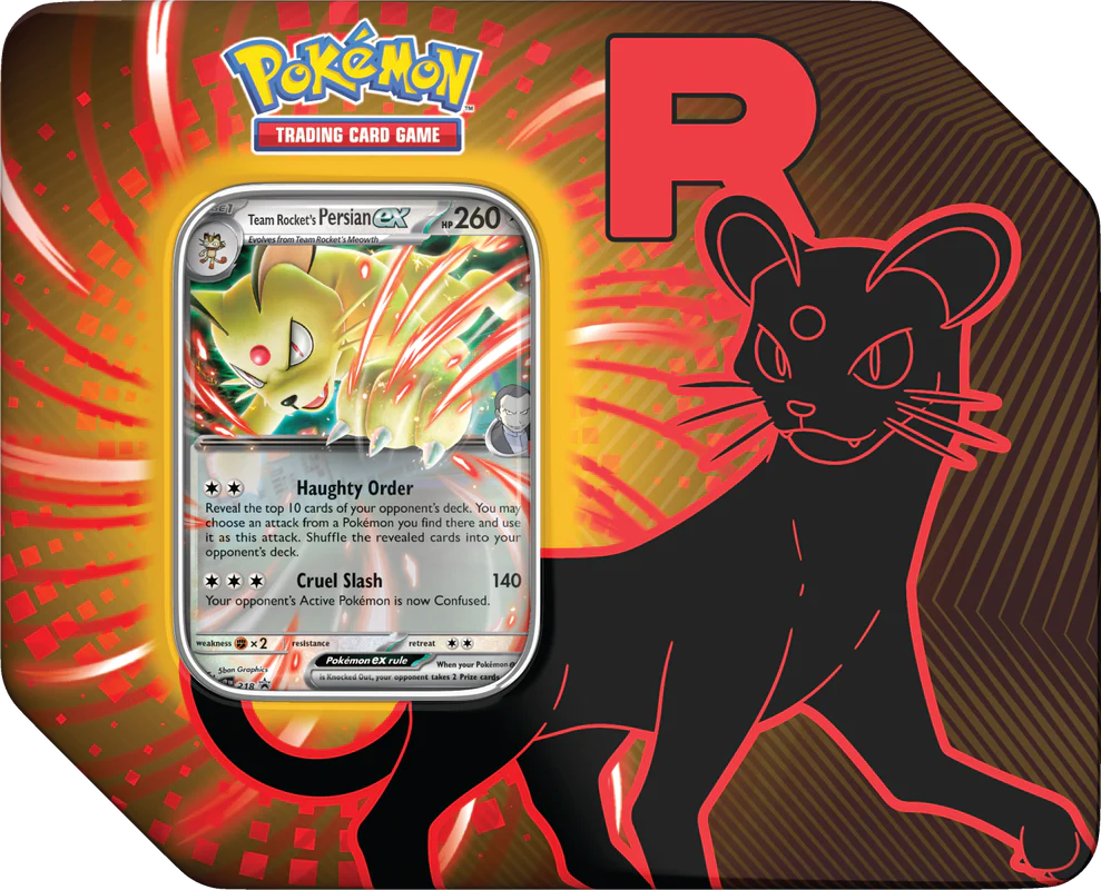 Pokemon TCG: Team Rocket Tins (3 variants)