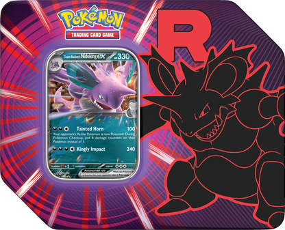 Pokemon TCG: Team Rocket Tins (3 variants)